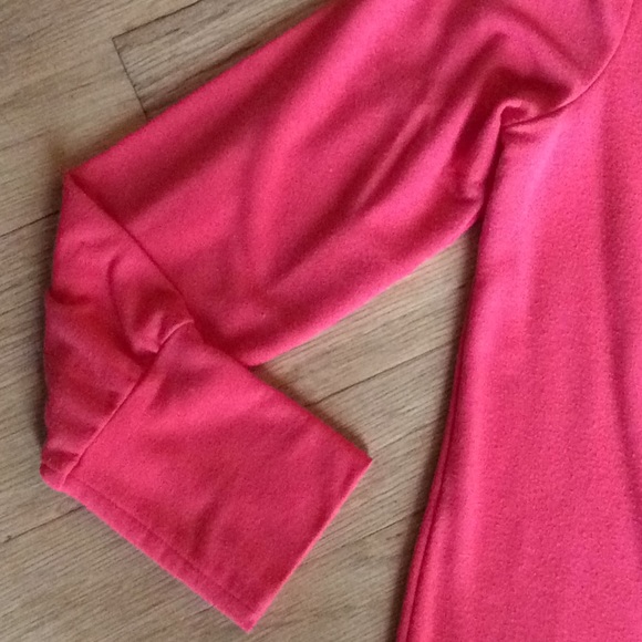 Cable & Gauge orange red knit hooded jacket - Picture 13 of 14